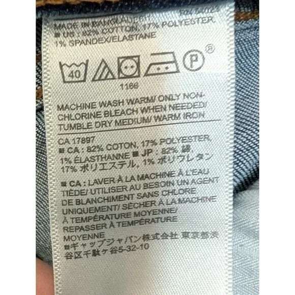 Banana Republic Jeans Womans 28x28 Blue Denim Pants High Rise Skinny (954) - Picture 4 of 4